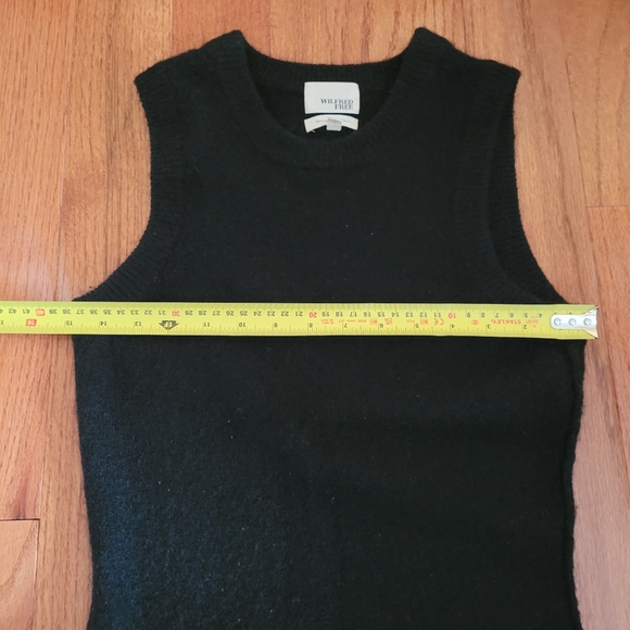 Wilfred Free Classy Timeless Sleeveless Alpaca Italy Wool Blend Sweater Dress XS - Picture 5 of 6